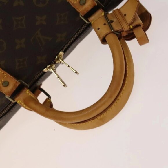 LOUIS VUITTON Monogram Keepall Bandouliere 60 Boston Bag M41412 LV Auth 137349 - Picture 8 of 16